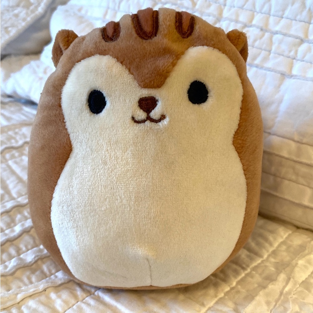 Squishmallows Sawyer the Squirrel Mini Stuffed Animal Plush Toy Brown 5" EUC
